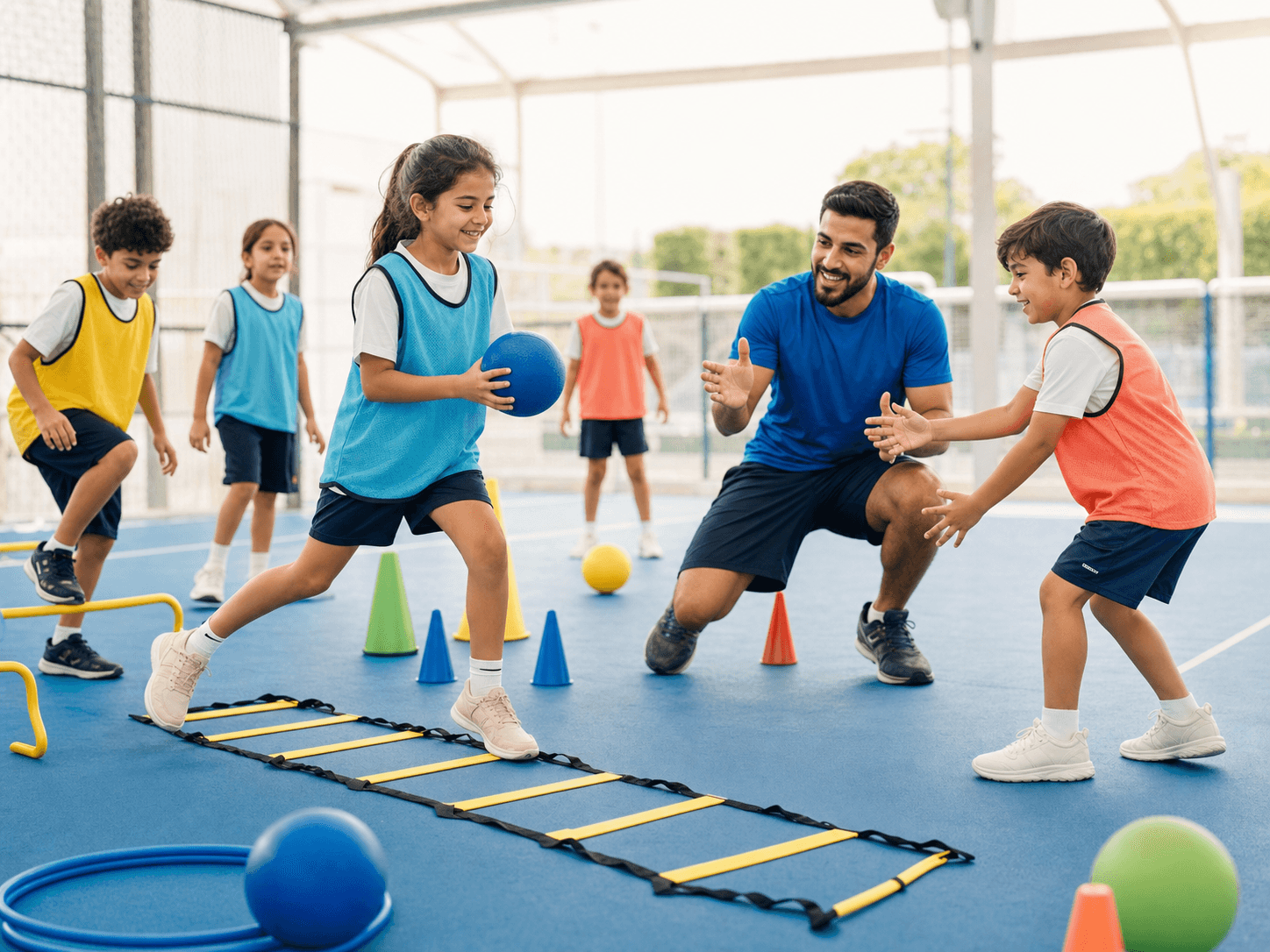 Illustrated Sports Skills program artwork