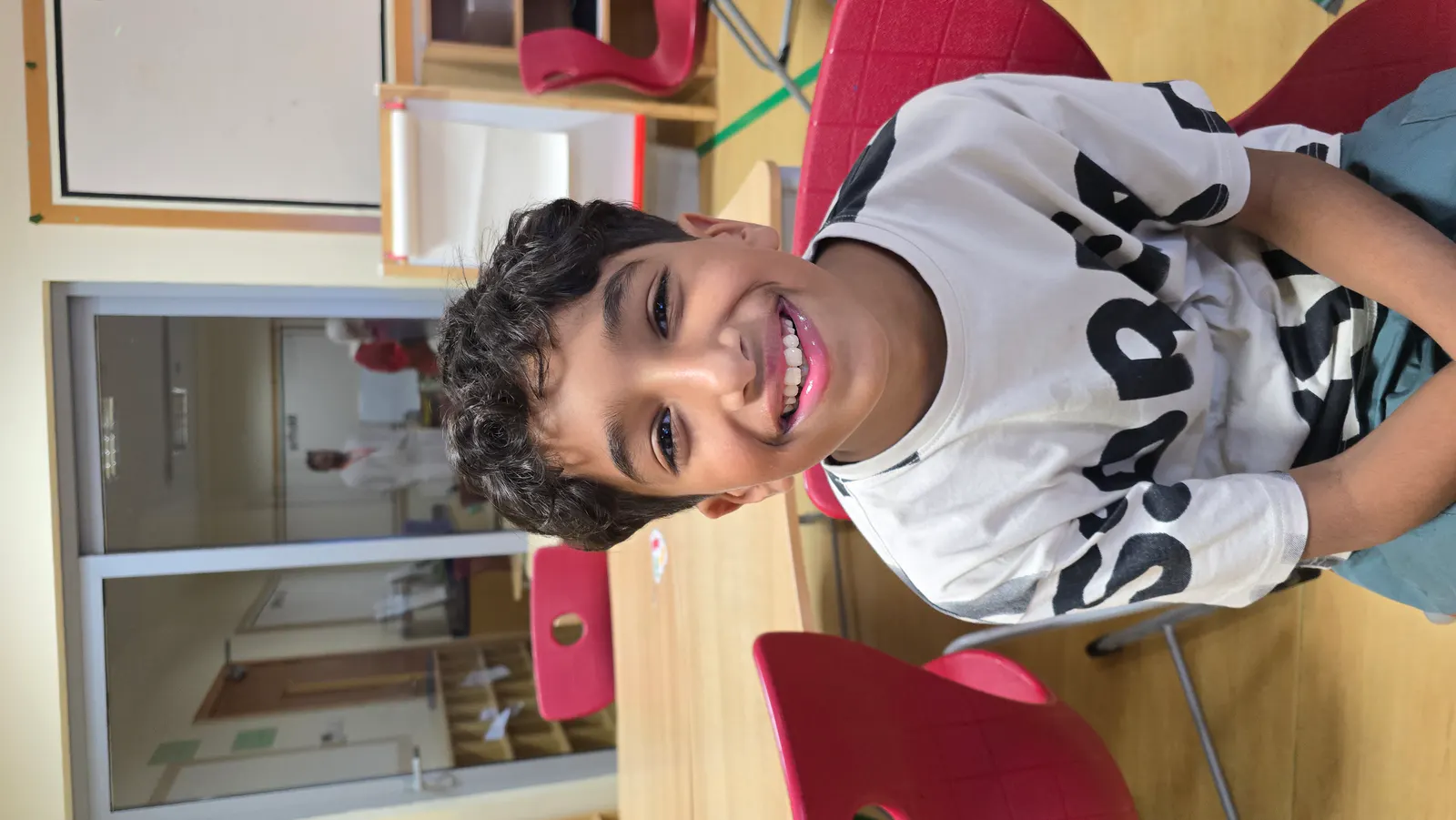 A ZSkills learner taking part in a guided classroom activity